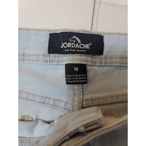 Jordache Mid Rise Skinny Size 18 NWT New With Tags - Picture 5 of 9